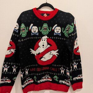 RARE Middle of Beyond x Ghostbusters "Ugly" Christmas Sweater